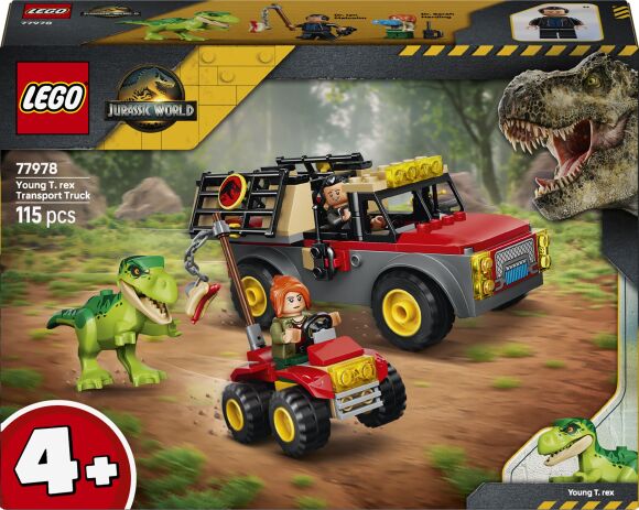 LEGO 77978 - Jurassic World Young T.Rex Transport Truck - 401958077978 - crystallotus.eu