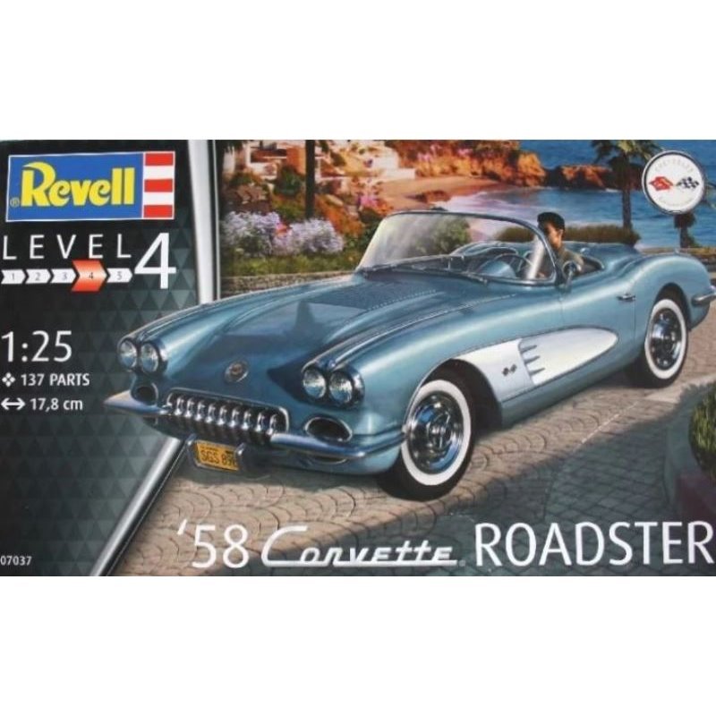 58 Corvette Roadster (1:25) - 4009803070377 - CrystalLotus.eu