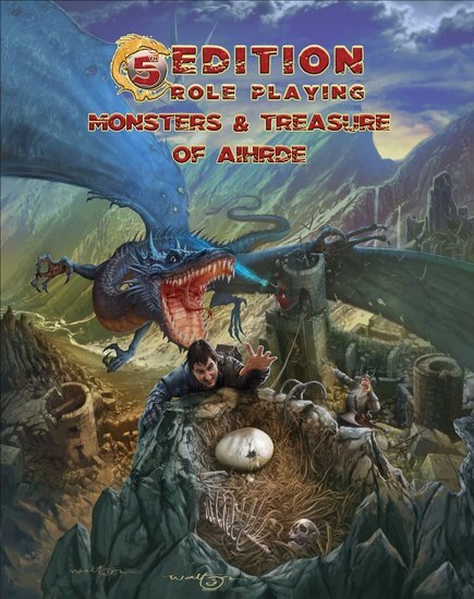 5th Edition Role Playing - Monsters &amp; Treasure of Aihrde - 9781952379284 - CrystalLotus.eu