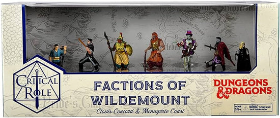 D&D Critical Role: Factions of Wildemount - Clovis Concord & Menagerie Coast Miniature Box Set