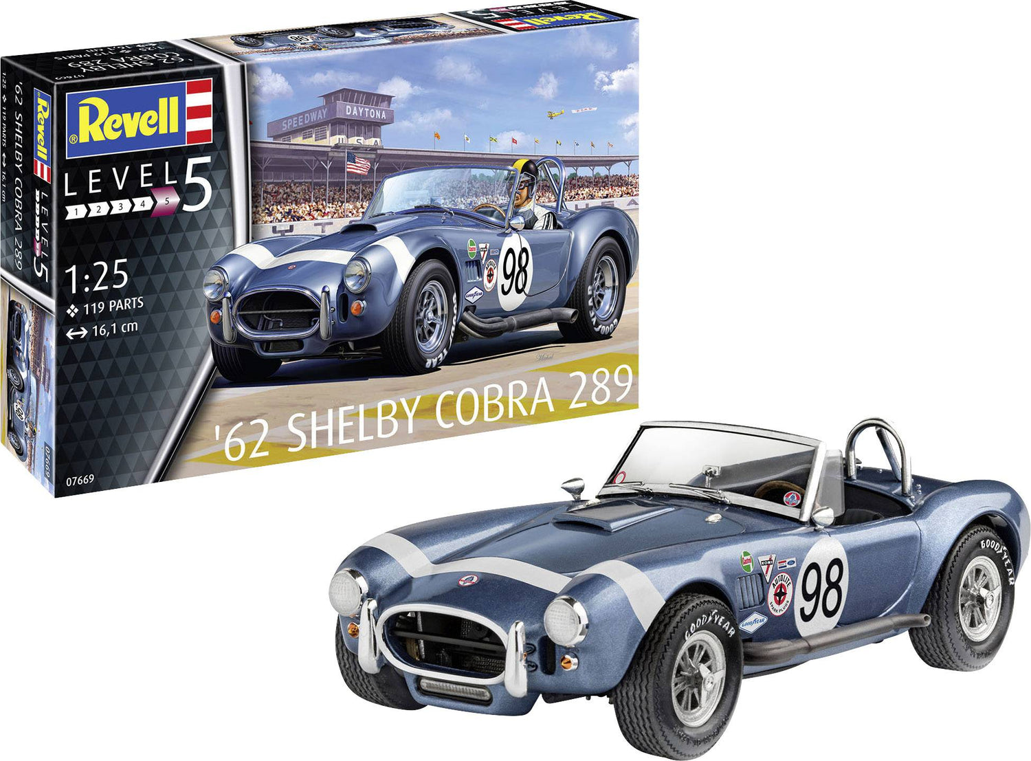 62 Shelby Cobra 289 (1:25) - 4009803076690 - CrystalLotus.eu