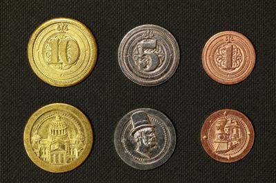 Set Of 50 Metal Industrial Coins