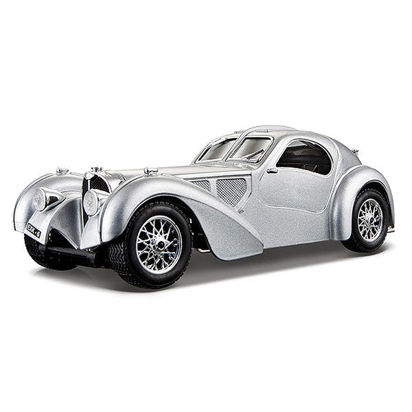 Bburago 1:24 Bugatti Atlantic (1936) Silver