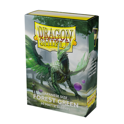 Dragon Shield Forest Green Matte Japanese Size
