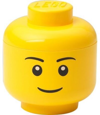 LEGO 40331724 - Κουτί Αποθήκευσης Mini Κεφάλι Boy - 969999033521 - crystallotus.eu
