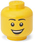 LEGO 40330812 - Κουτί Αποθήκευσης Mini Κεφάλι Happy Boy - 969999048246 - crystallotus.eu