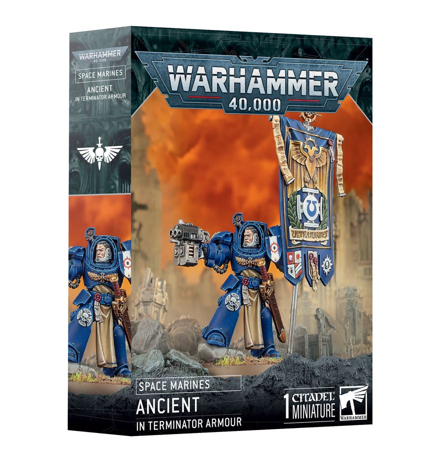 Warhammer 40K - Space Marines: Ancient in Terminator Armour (48-104) - 5011921248780 - crystallotus.eu