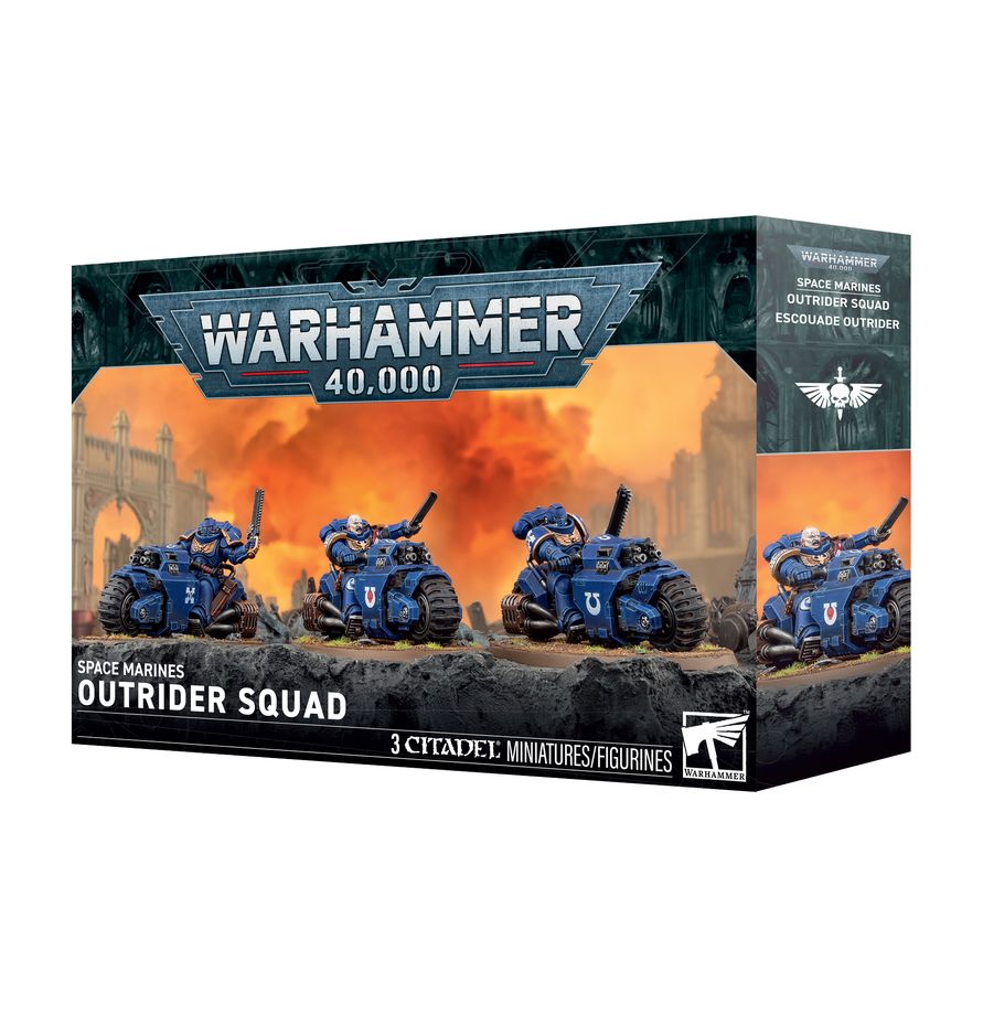 Warhammer 40K - Space Marines: Outrider Squad (48-112) - 5011921267552 - crystallotus.eu