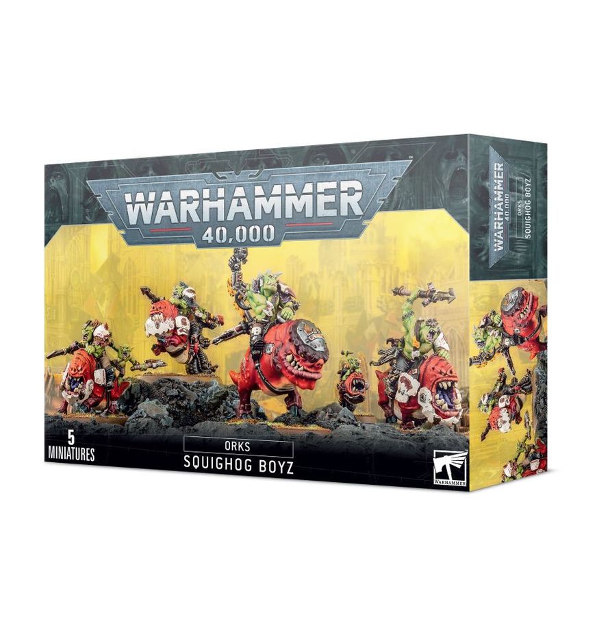 Warhammer 40K - Orks: Squighog Boyz (50-54) - 5011921128341 - crystallotus.eu