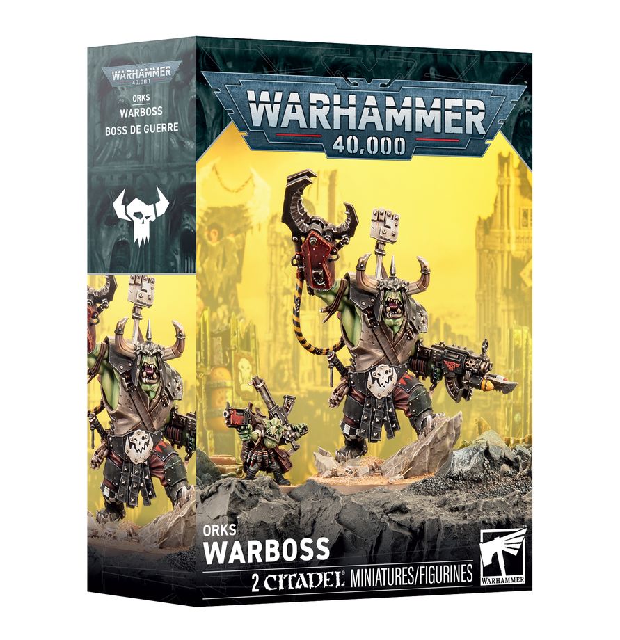 Warhammer 40K - Orks: Warboss (50-84) - 5011921267118 - crystallotus.eu