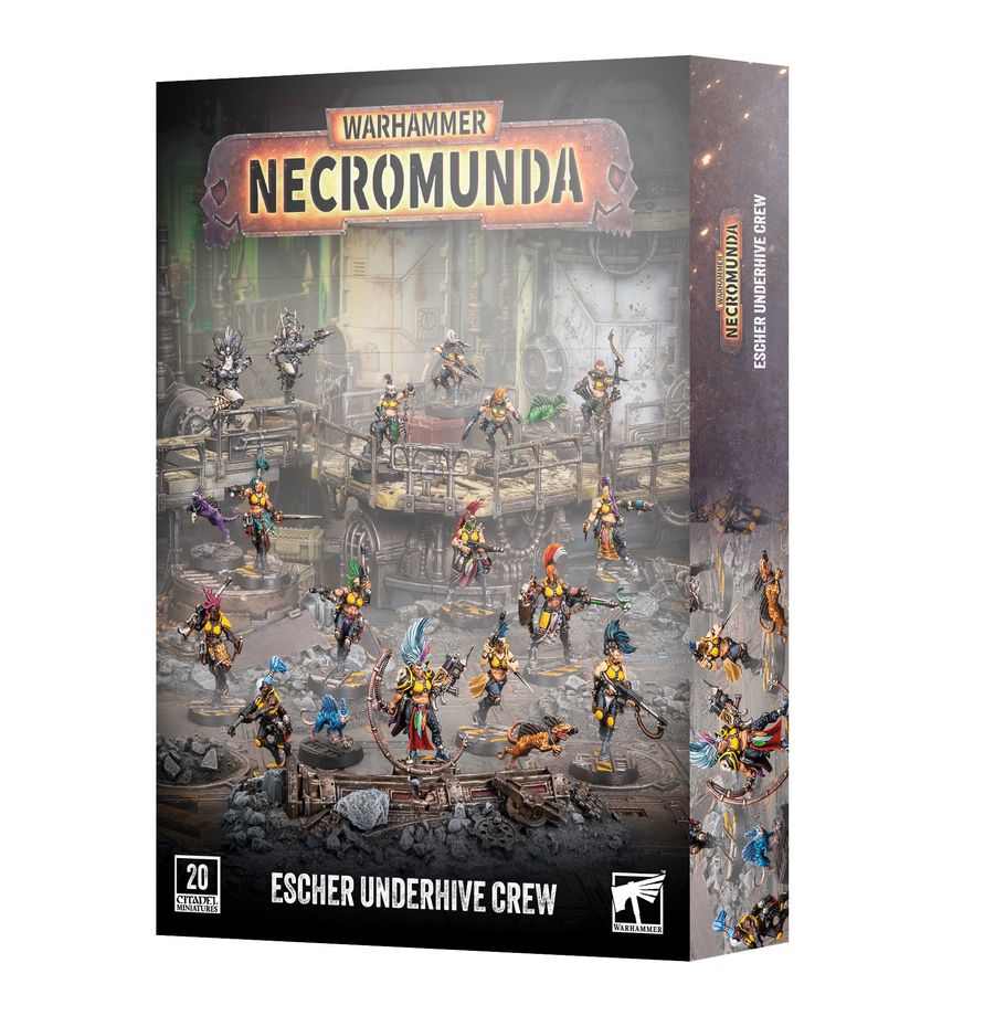 Warhammer Necromunda Skirmish - Escher Underhive Crew (301-71)