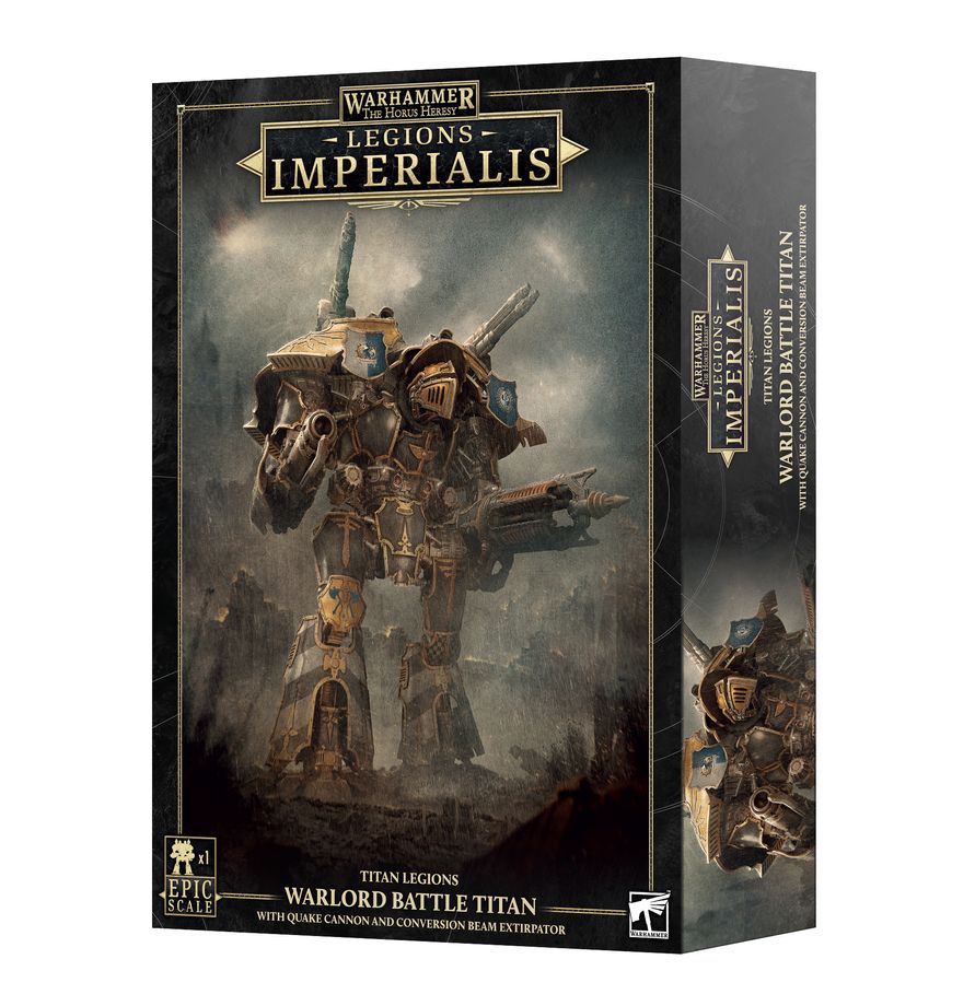 Warhammer The Horus Heresy - Legions Imperialis: Warlord Titan with Quake Cannon and Conversion Beam Extirpator (03-108)