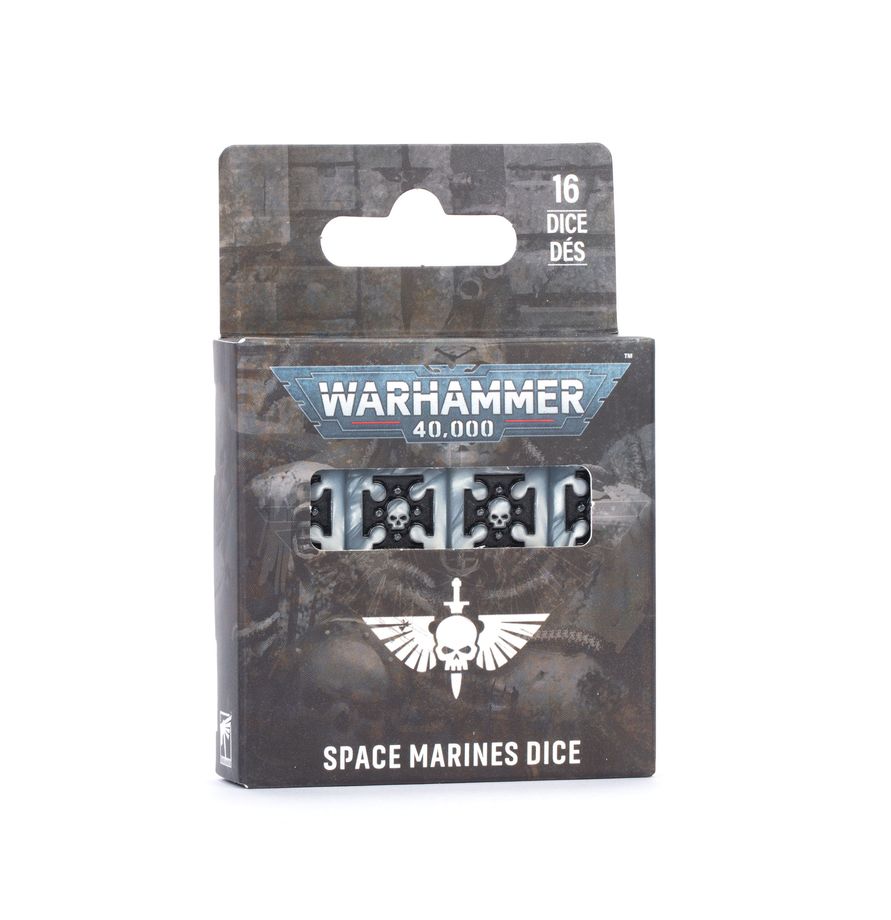Warhammer 40K - Space Marines Dice (48-111) - 5011921285235 - crystallotus.eu