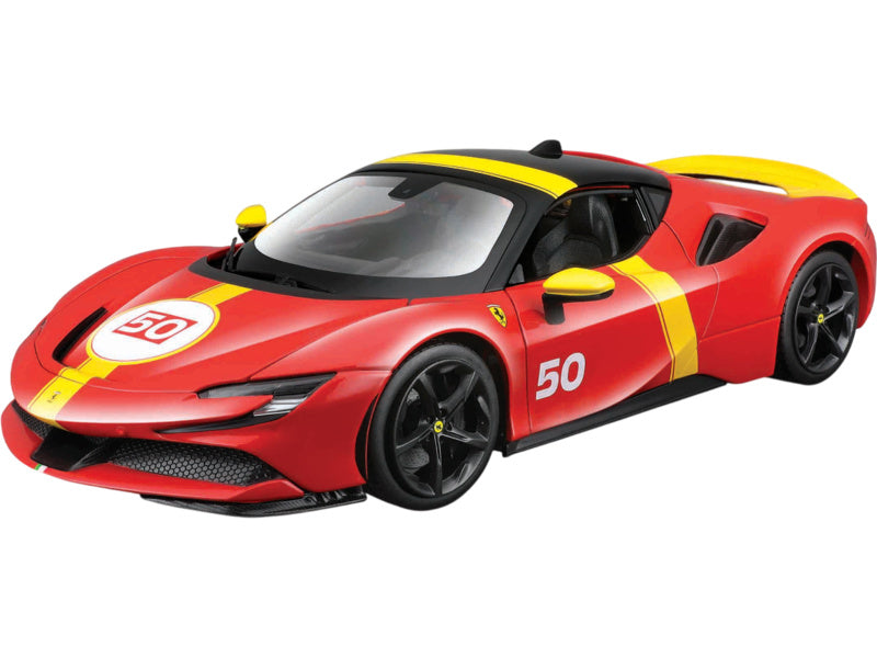 Bburago 1:18 Ferrari SF90 Stradale Asseto Fiorano Red (2020) - 4893993160211 - crystallotus.eu