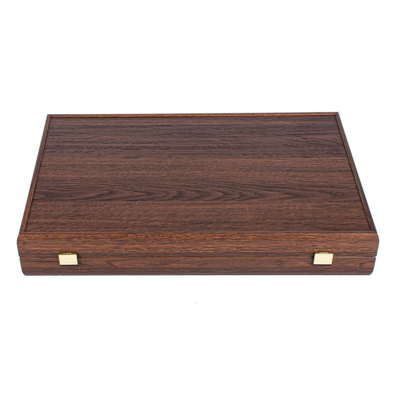 Premium Handcrafted Green Natural Cork Backgammon Set with Oak Wood Checkers 48x60cm (by Manopoulos) (BFF1GRE)