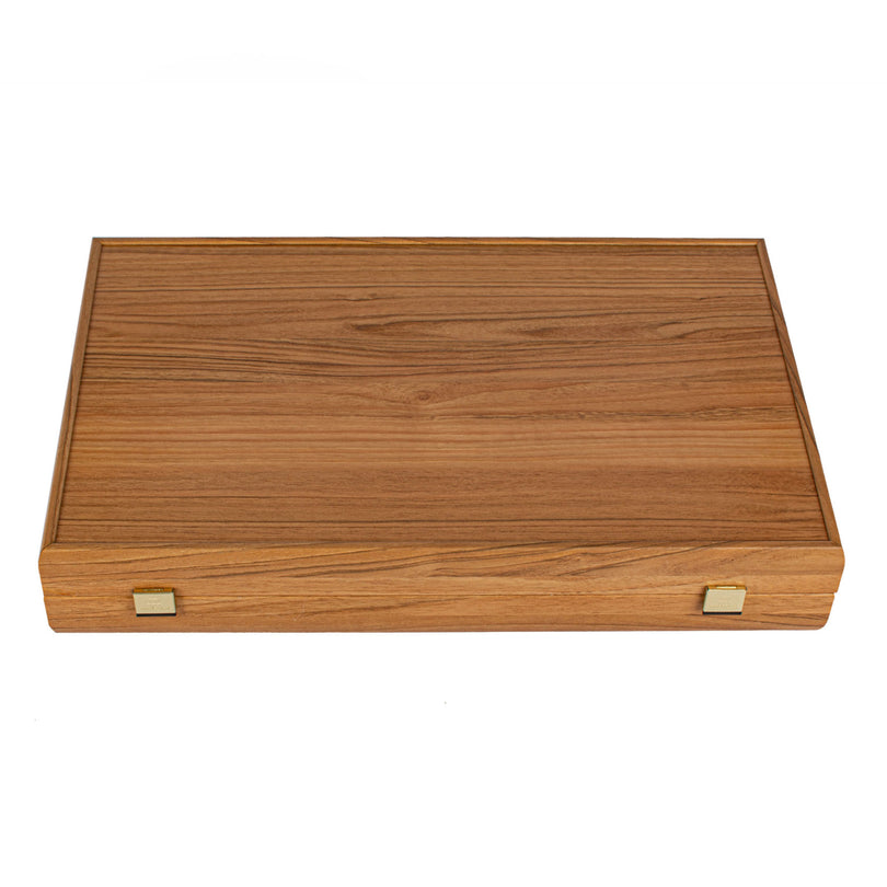 Premium Handcrafted Red Natural Cork Backgammon Set with Oak Wood Checkers 48x60cm (by Manopoulos) (BFF1RED)