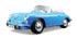 Bburago 1:18 Porsche 356B Cabriolet (1961) Blue - 4893993120253 - crystallotus.eu