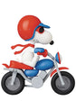 Mini figurine Medicom UDF No.682 Peanuts Series 13 Motocross Snoopy 10 cm