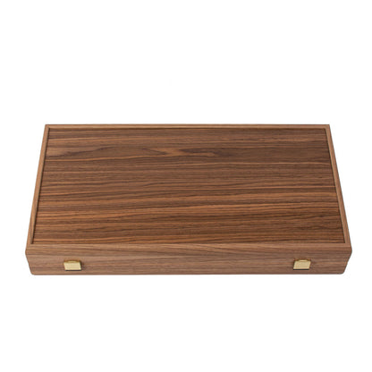 Handcrafted Backgammon Set American Walnut Large 48x52cm (by Manopoulos)