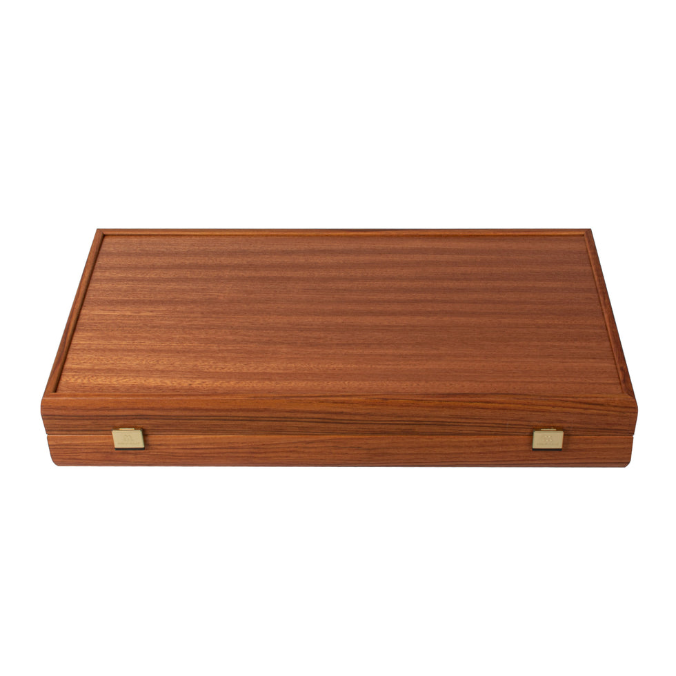 Handcrafted Backgammon Set Mahogany Large 48x52cm (by Manopoulos) (TMM1BLA)
