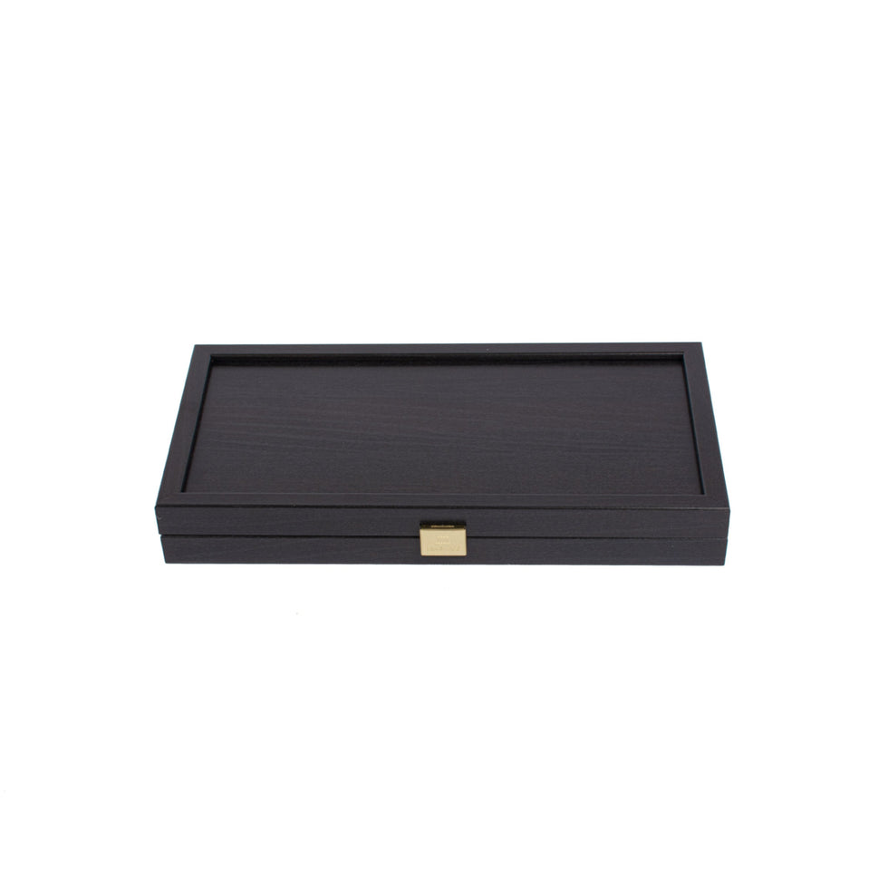 Handcrafted Backgammon Set Wenge Replica Wood Small 30x32cm (by Manopoulos) (TXL3VV)