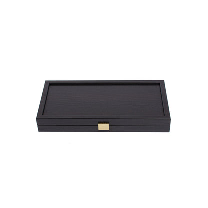 Handcrafted Backgammon Set Wenge Replica Wood Small 30x32cm (by Manopoulos) (TXL3VV)