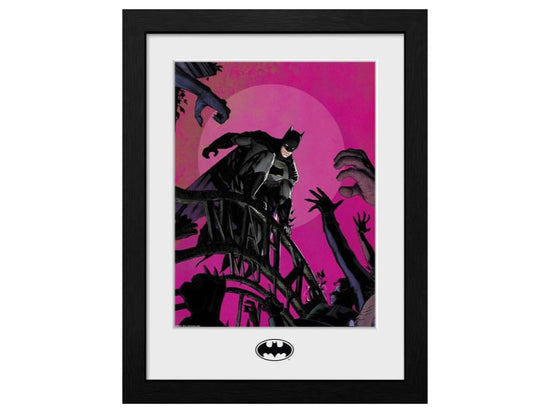 Batman Collector Print Framed Poster Arkham