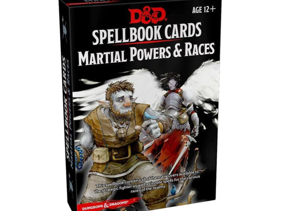 Dungeons & Dragons 5th Edition Spellbook Cards - Martial Powers & Races (61 Cards)