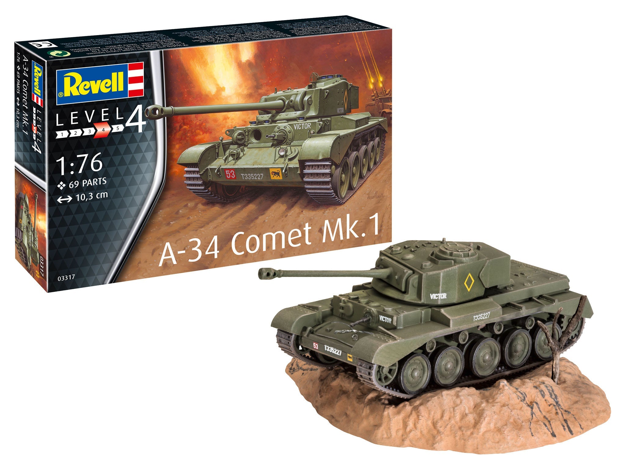 A - 34 Comet Mk.1 (1:76) - 4009803033174 - CrystalLotus.eu