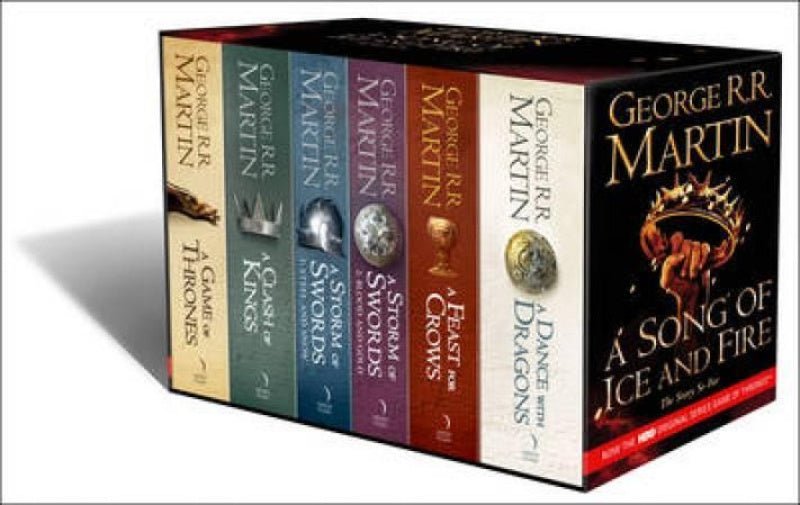 A Song of Ice &amp; Fire, Box Set, Volumes 1 - 6 (by George R.R. Martin) - 9780007477166 - Crystal Lotus
