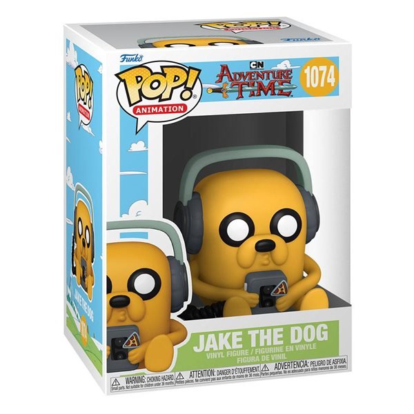 Adventure Time POP! Animation Vinyl Figure Jake with Cassette Player 9 cm - 889698577847 - CrystalLotus.eu