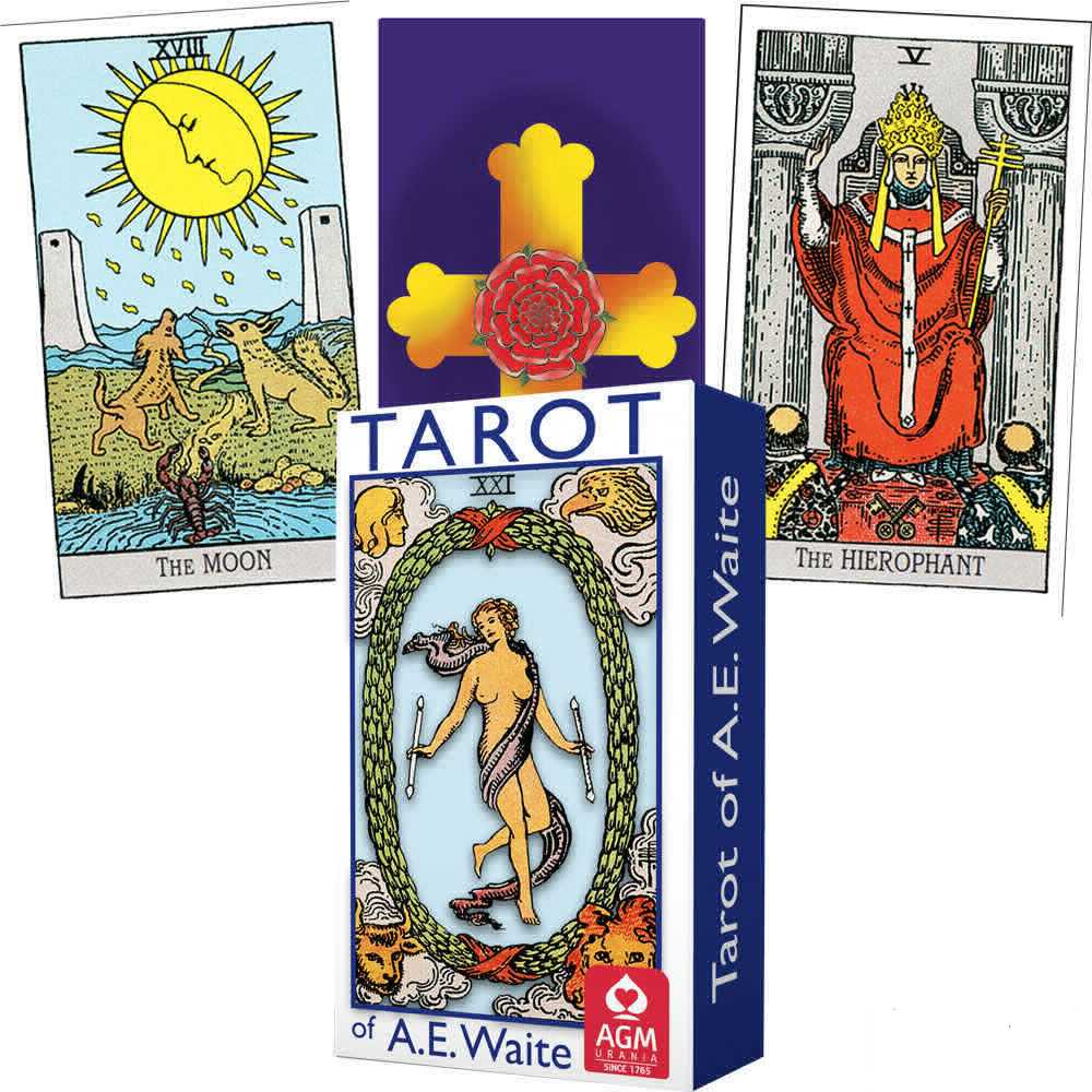 A.E. Waite Tarot Blue Edition - Mini - 9783038194736 - CrystalLotus.eu