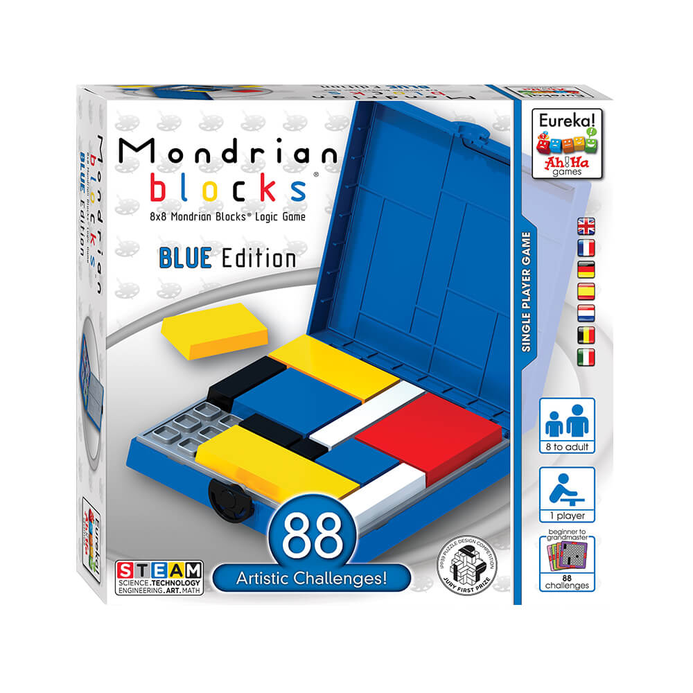 Ah!Ha Mondrian Blocks - Blue Edition - 5425004735553 - CrystalLotus.eu