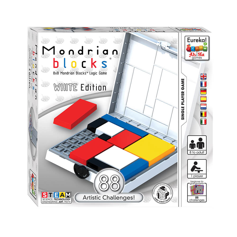 Ah!Ha Mondrian Blocks - White Edition - 5425004735560 - CrystalLotus.eu