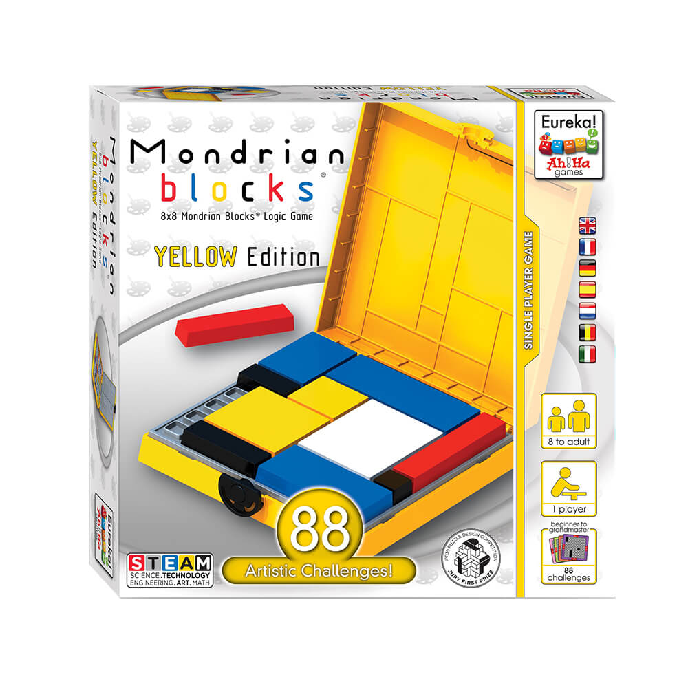 Ah!Ha Mondrian Blocks - Yellow Edition - 5425004735546 - CrystalLotus.eu