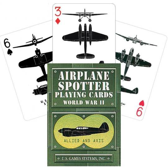 Airplane Spotter Playing Cards World War Ii - 9780880795098 - CrystalLotus.eu