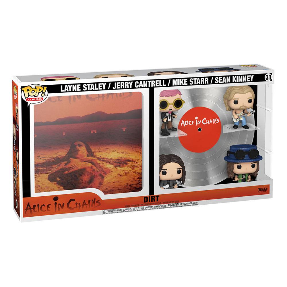 Alice in Chains POP! Albums DLX Vinyl Figure 4 - Pack Dirt 9 cm - 889698614405 - CrystalLotus.eu