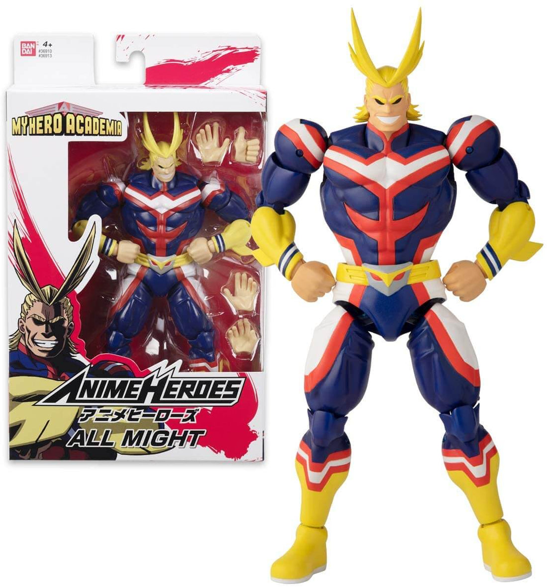 All Might Action Figure 17 cm My Hero Academia Bandai Anime Heroes - 3296580369102 - CrystalLotus.eu