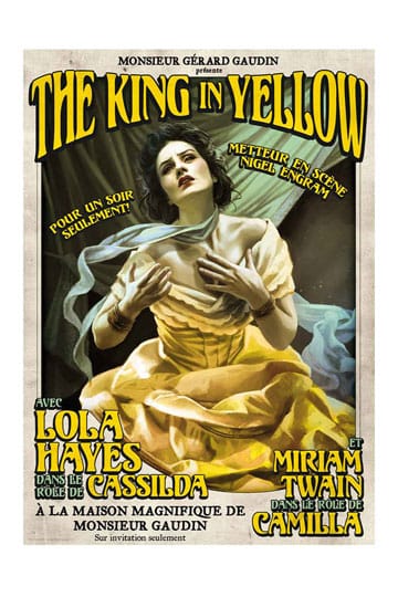 Arkham Horror Art Print The King In Yellow Limited Edition 42 x 30 cm - 5060948291361 - Crystal Lotus