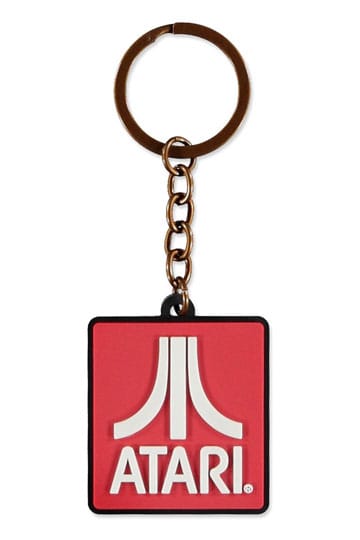 Atari Rubber Keychain Logo - 8718526147636 - Crystal Lotus