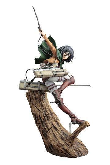 Attack on Titan ARTFX J Statue 1/8 Mikasa Ackerman Renewal Package Ver. 35 cm - 4934054008292 - CrystalLotus.eu