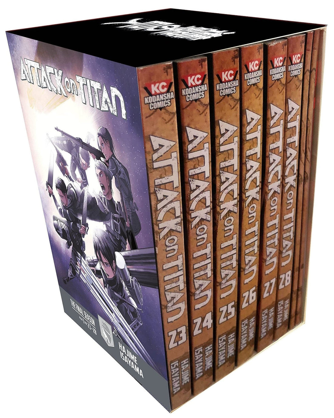Attack On Titan: Final Season, Box Set Part 1 Volumes 23 - 28 (by Hajime Isayama) - 9781646513840 - Crystal Lotus