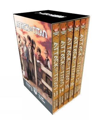 Attack On Titan: Season 3, Box Set Part 1 Volumes 13 - 17 (by Hajime Isayama) - 9781632366559 - Crystal Lotus