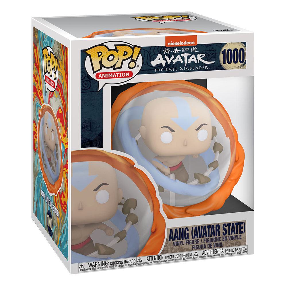 Avatar The Last Airbender Oversized POP! Marvel Vinyl Figure Aang All Elements 15 cm - 889698560221 - CrystalLotus.eu