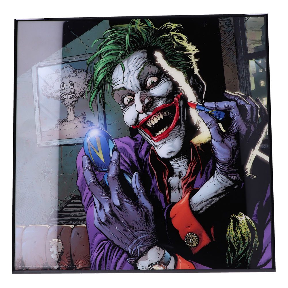 Batman Crystal Clear Picture The Joker Doomsday Clock 32 x 32 cm - 801269143848 - CrystalLotus.eu