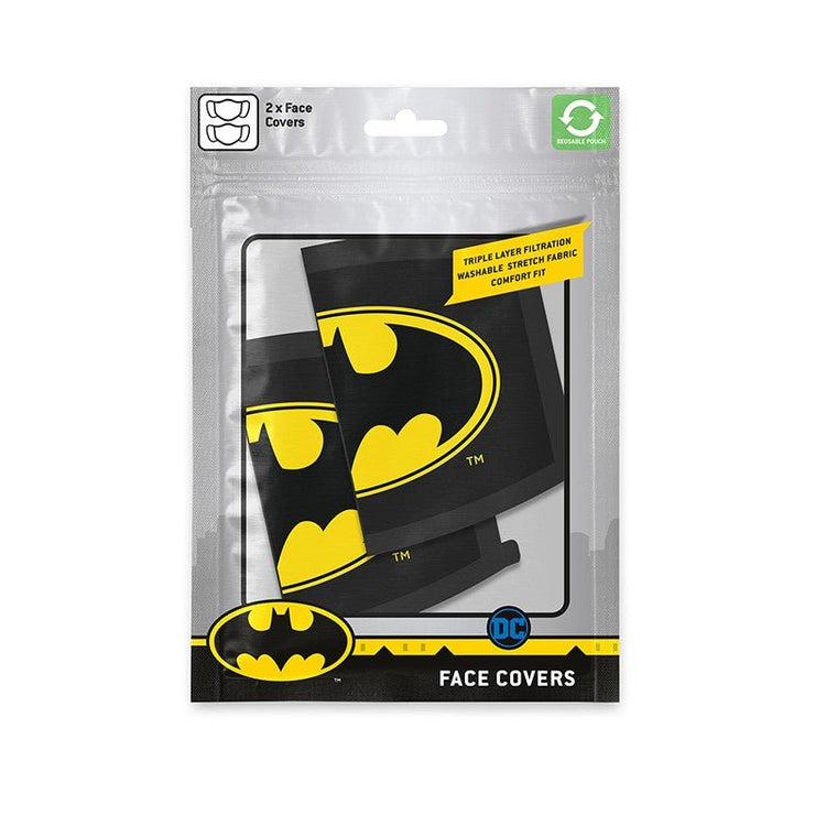 Batman Face Masks 2 - Pack Logo - 5050293855547 - CrystalLotus.eu