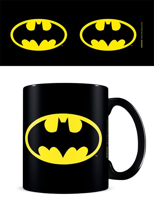 Batman Mug Symbol Black - 5050574263504 - CrystalLotus.eu