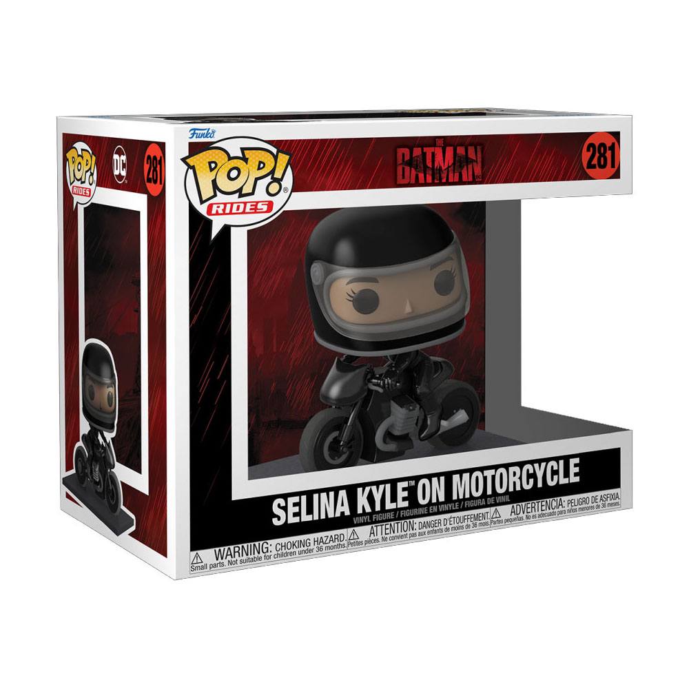 Batman POP! Rides Deluxe Vinyl Figure Selina on Motorcycle 15 cm - 889698592871 - CrystalLotus.eu