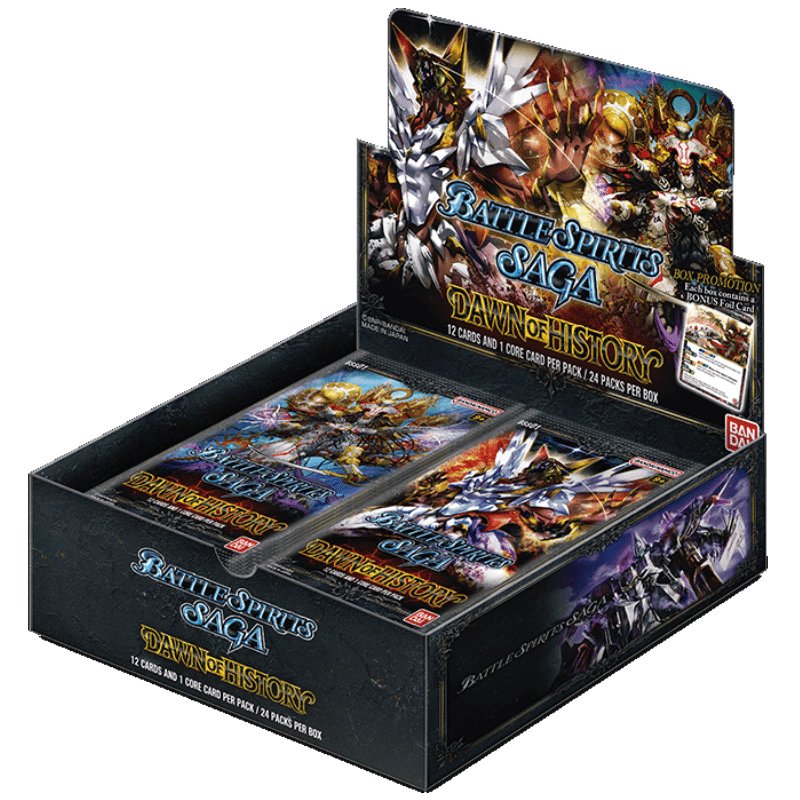 Battle Spirits Saga Dawn of History Booster Box BSSB01 (24 Packs) - 811039039196 - CrystalLotus.eu