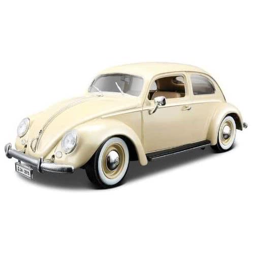 Bburago 1:18 VW Kafer-Beetle (1955) Beige - 4893993120291 - Crystal Lotus